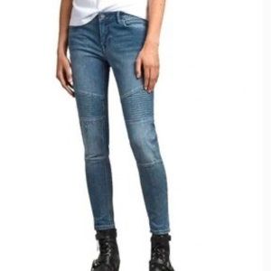 All Saints Biker Cropped Jeans